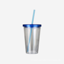 16oz. Double Wall Tumbler with Straw